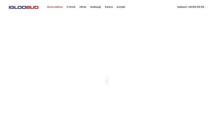 Screenshot of igloobud.pl