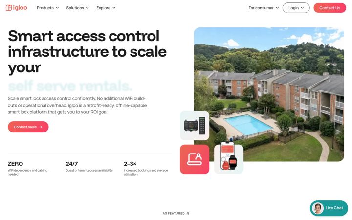 Screenshot of igloohome.co