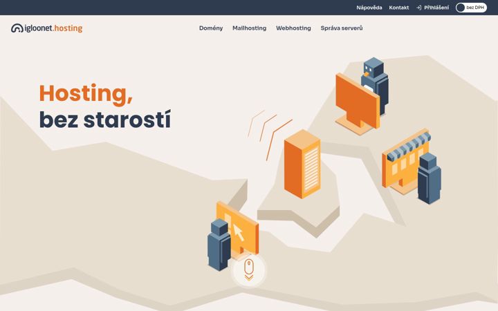 Screenshot of igloonet.hosting