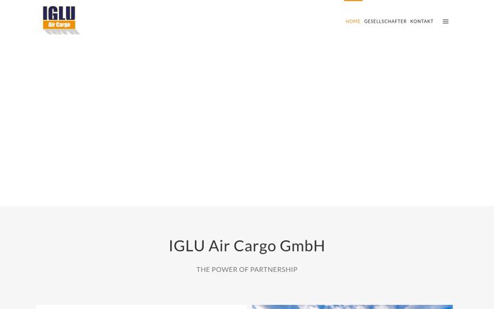 Snímek obrazovky igluaircargo.com