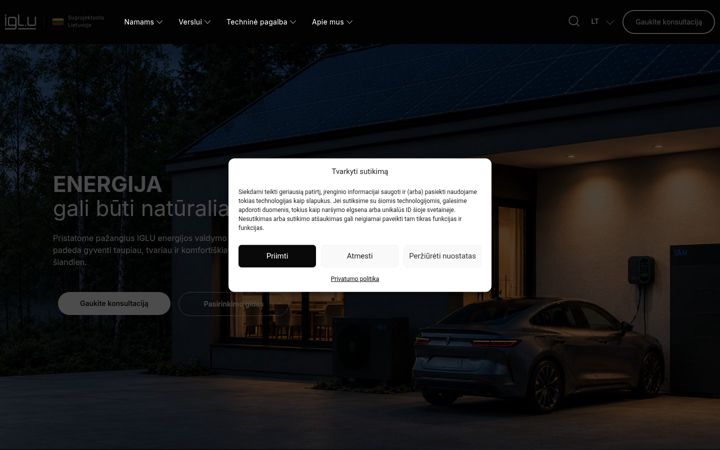Screenshot of iglutech.eu