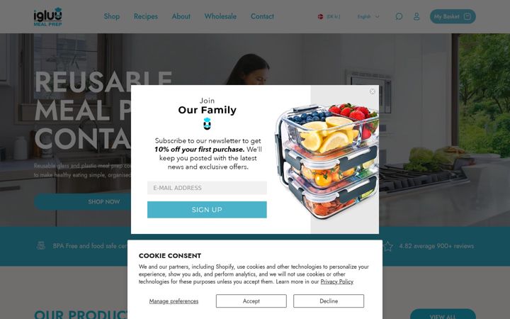 Snímek obrazovky igluumealprep.com