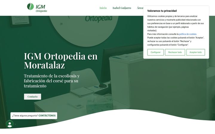 Screenshot of igmortopedia.com