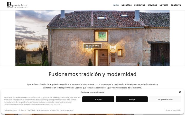 Screenshot of ignaciobarco.com