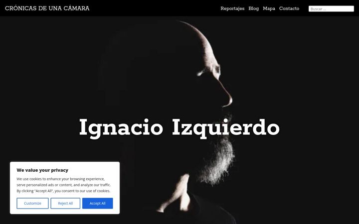 Screenshot of ignacioizquierdo.com