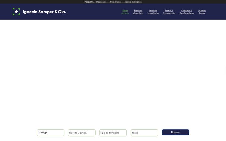 Screenshot of ignaciosamper.com