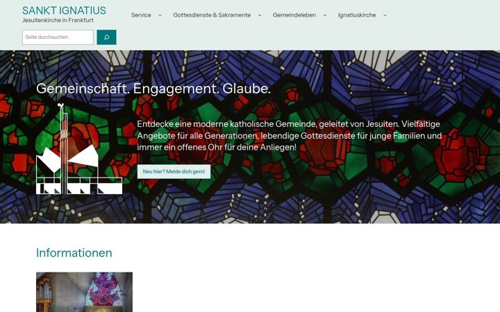 Screenshot of ignatius.de