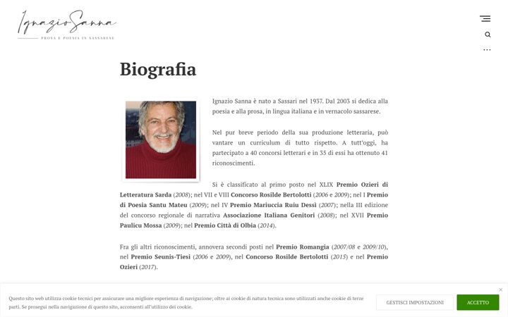 Screenshot of ignaziosanna.altervista.org