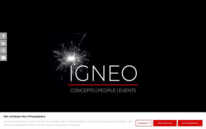 Captura de pantalla de igneo.de