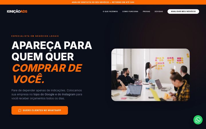 Screenshot of ignicaoweb.com.br