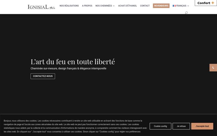 Screenshot of ignisial-paris.com