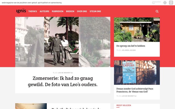 Screenshot of igniswebmagazine.nl