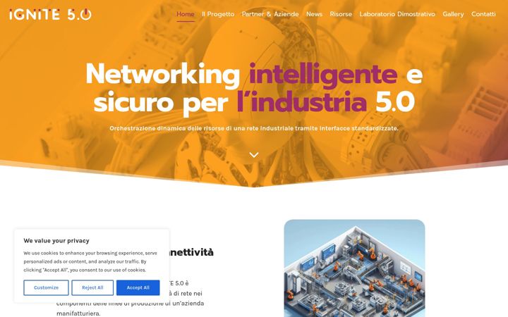 Screenshot of ignite5-project.eu
