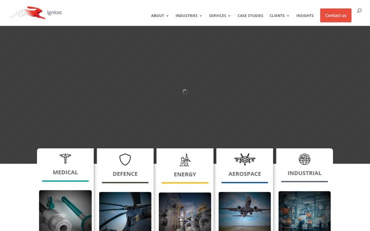 Screenshot of ignitec.com