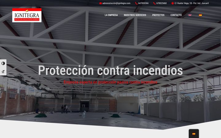 Screenshot of ignitegra.com