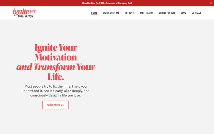 Screenshot of ignitemotivation.com