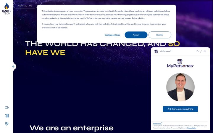 Screenshot of ignitetech.com