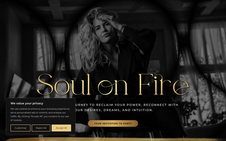 Screenshot of ignitingqueens.com