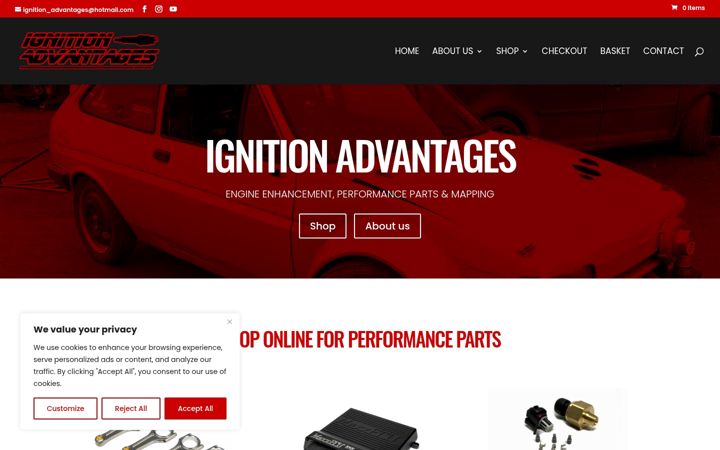 Screenshot of ignitionadvantages.co.uk
