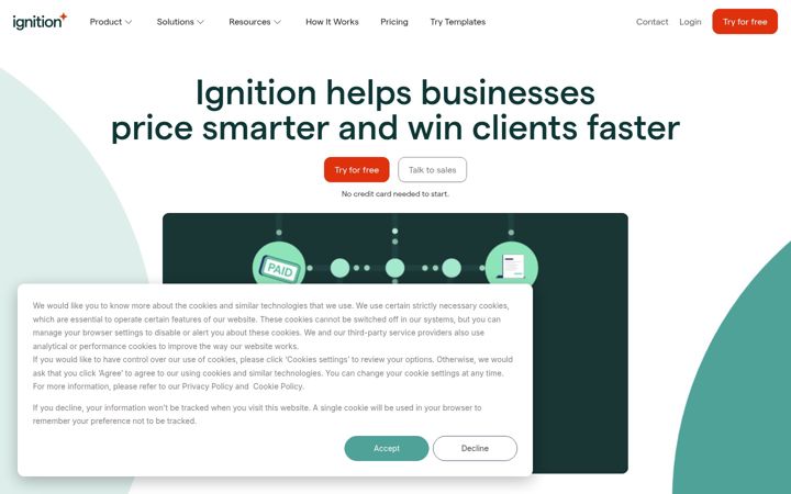 Screenshot of ignitionapp.com