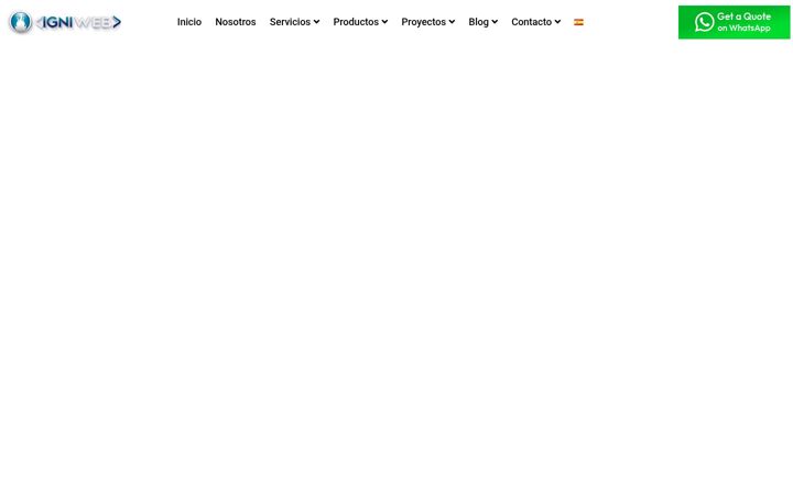 Screenshot of igniweb.com