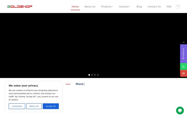 Screenshot of igoldenof.com