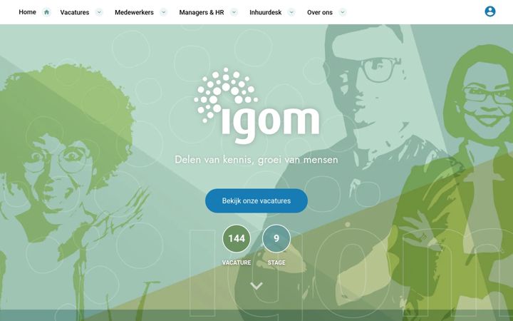 Screenshot of igom.nl