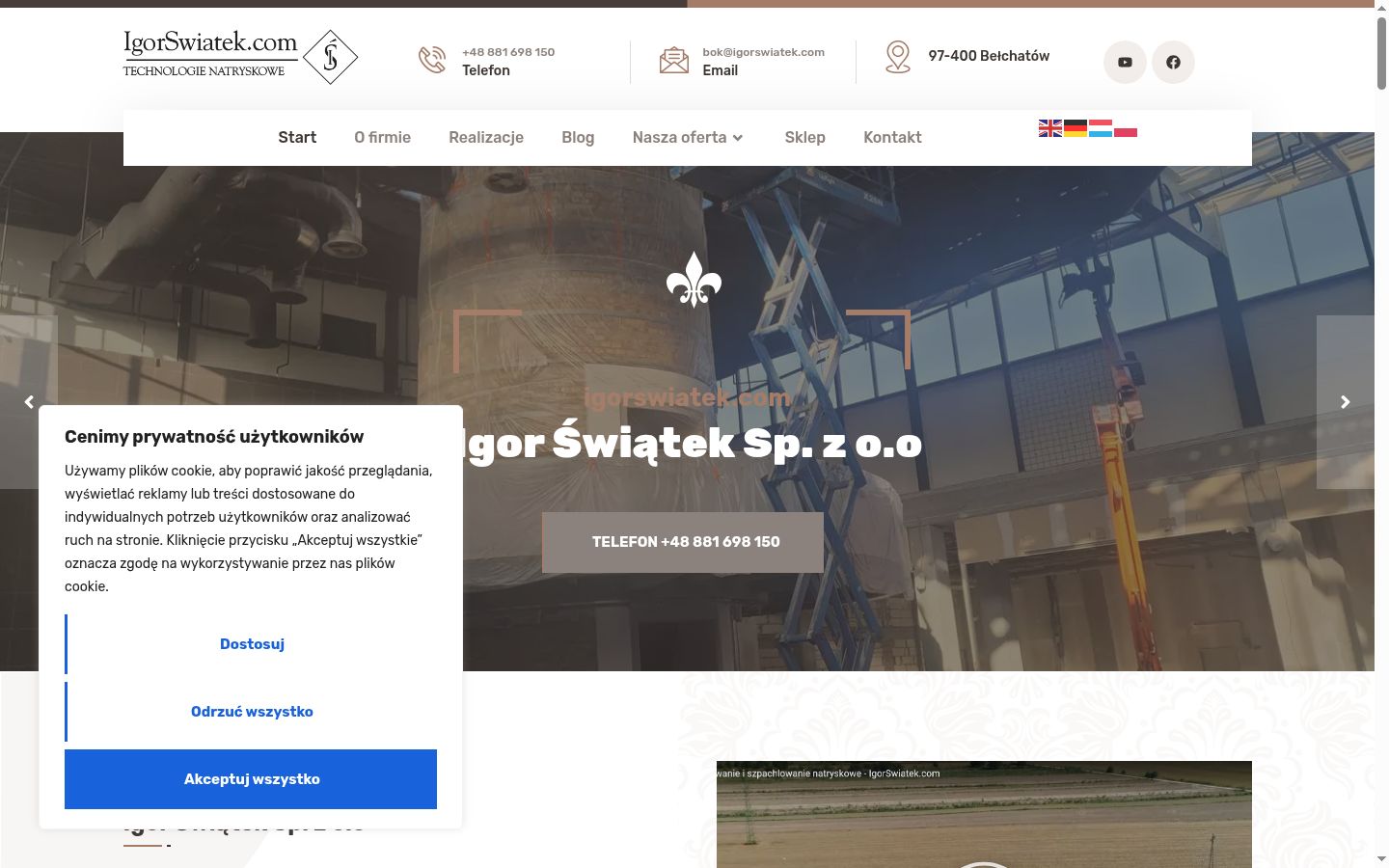 Snímek obrazovky baneru souhlasu zobrazeného před jakoukoli interakcí