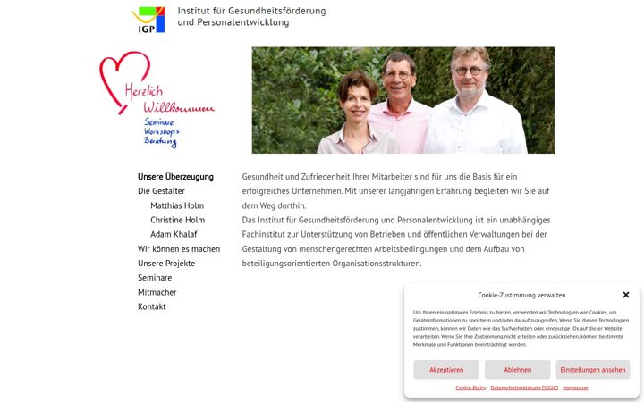 Screenshot of igp-hannover.de