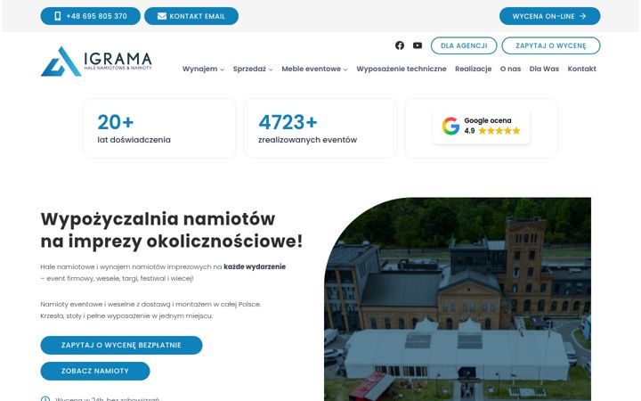 Screenshot of igrama.com.pl