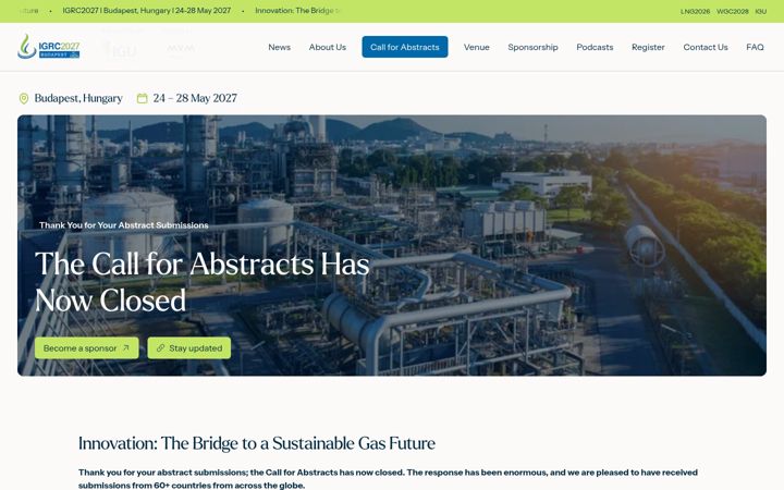Screenshot of igrc2027.com
