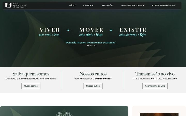 Screenshot of igrejareformada.org.br
