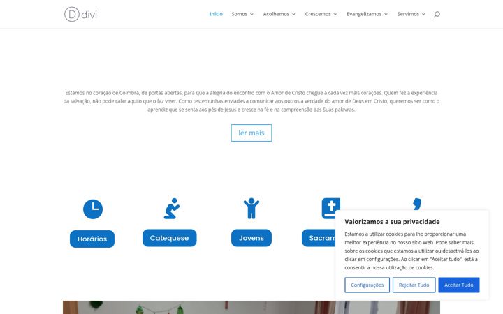 Screenshot of igrejasaojose.com