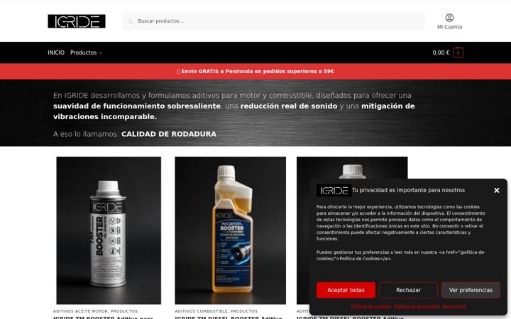 Screenshot of igride.com