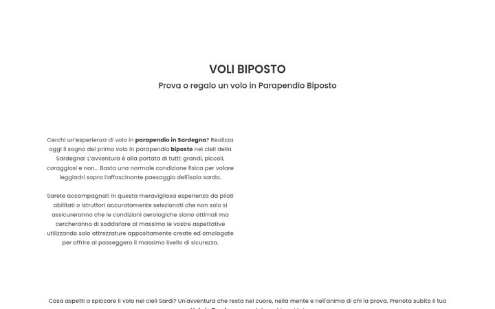 Screenshot of igrifoniparapendio.it
