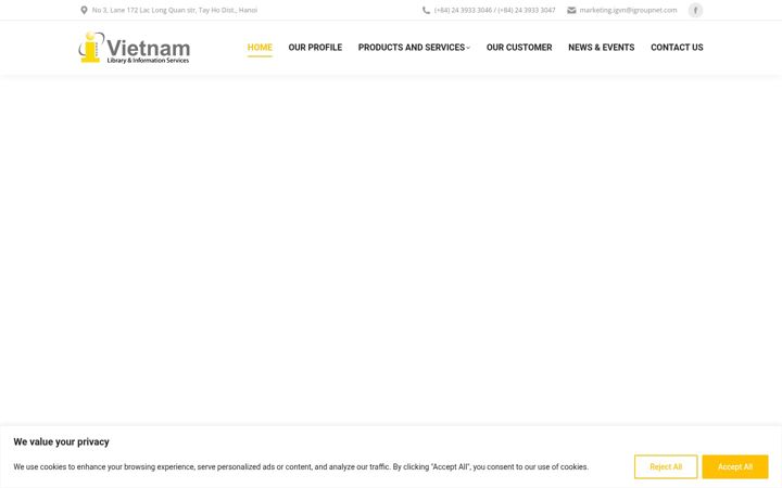 Captură de ecran a igroupvietnam.com