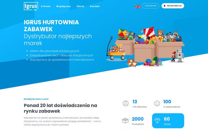 Screenshot of igrus.pl