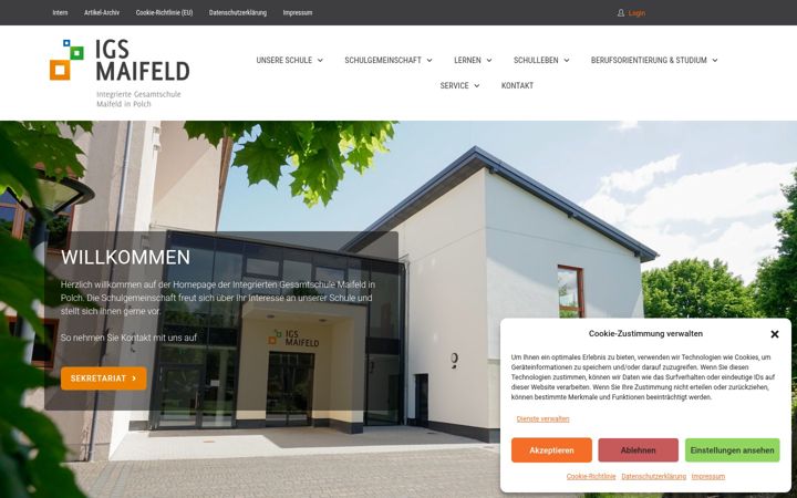 Screenshot of igs-maifeld.de