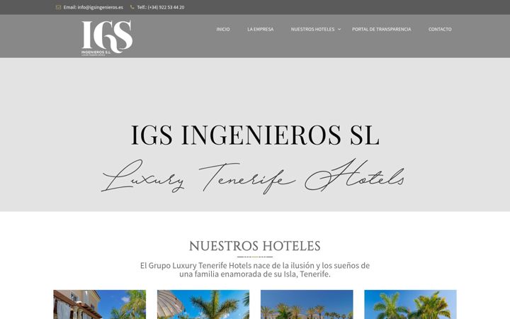 Screenshot of igsingenieros.es