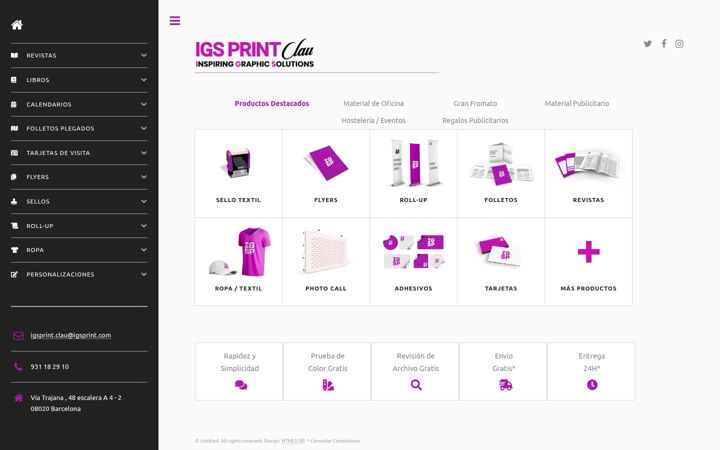 Screenshot of igsprint.com