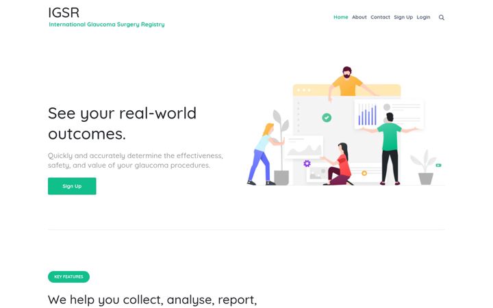 Screenshot of igsr.org