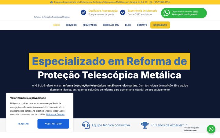 Screenshot of igsul.com.br