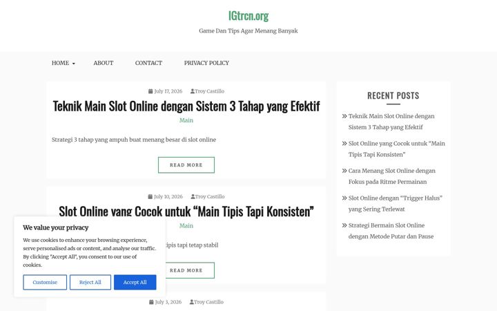 Screenshot of igtrcn.org