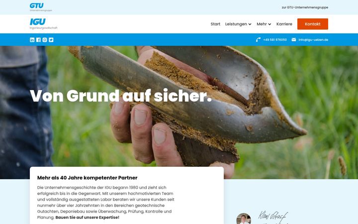 Screenshot of igu-uelzen.de