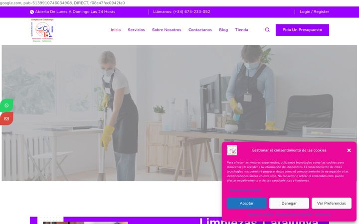 Screenshot of igualadaclean.com