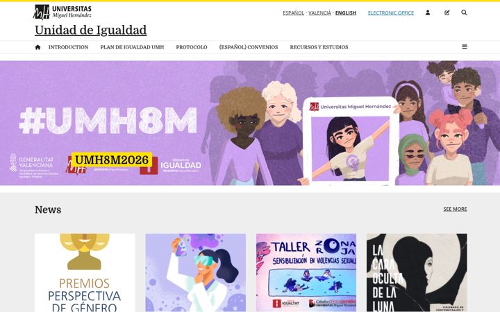 Screenshot of igualdad.umh.es