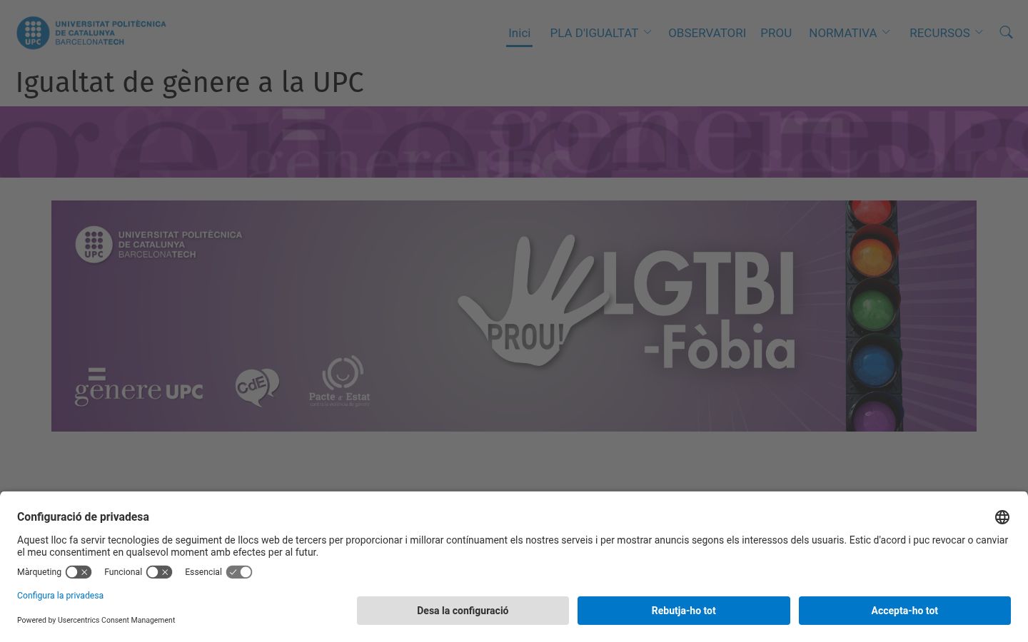 Screenshot tal-banner tal-kunsens muri qabel kwalunkwe interazzjoni