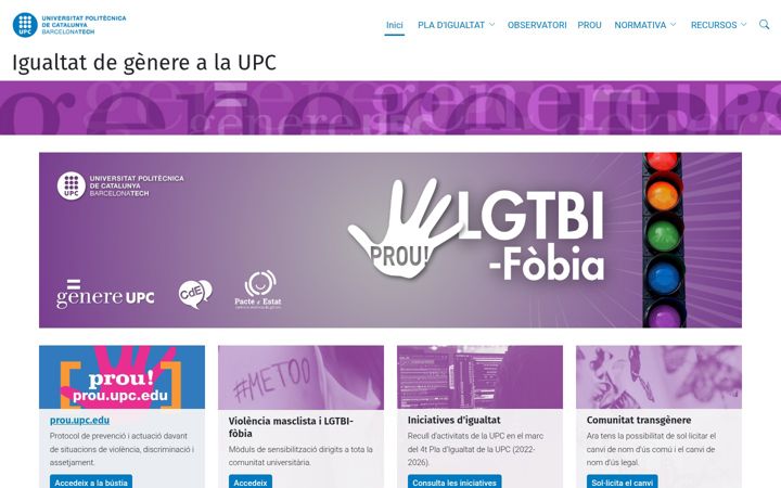 Screenshot of igualtat.upc.edu