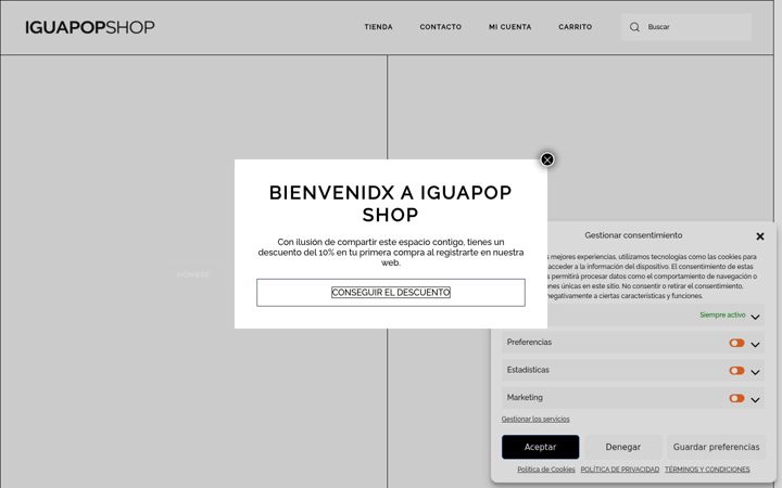 Screenshot of iguapopshop.com