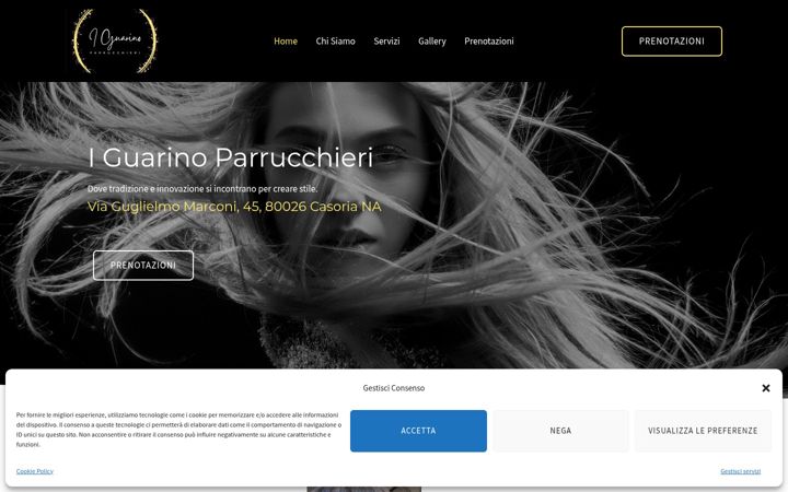 Screenshot of iguarino.it